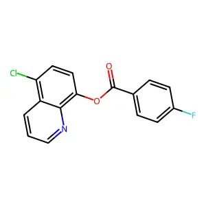 5-Chloroquinolin-8-yl 4-fluorobenzoate structure