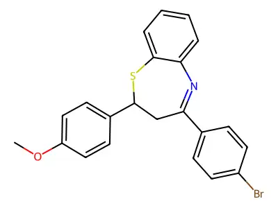 4-(4-Bromophenyl)-2-(4-methoxyphenyl)-2,3-dihydro-1,5-benzothiazepine structure