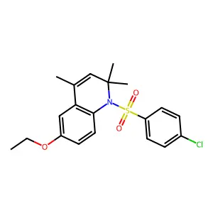 1-[(4-Chlorophenyl)sulfonyl]-6-ethoxy-2,2,4-trimethyl-1,2-dihydroquinoline structure