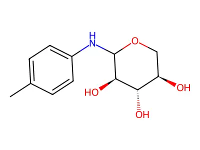 N-p-Methylphenyl-D-xylosylamine structure