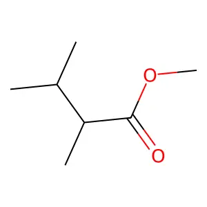 2,3-Dimethyl-butanoic acid methyl ester structure