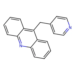 9-(Pyridin-4-ylmethyl)acridine structure