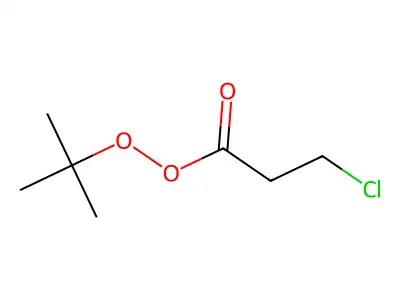 Tert-butyl 3-chloropropaneperoxoate structure