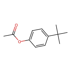 Phenol, 4-(1,1-dimethylethyl)-, 1-acetate structure