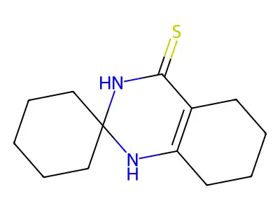 5',6',7',8'-tetrahydro-1'H-spiro[cyclohexane-1,2'-quinazoline]-4'(3'H)-thione structure