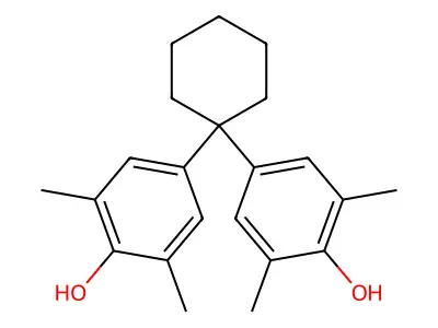 4-[1-(4-Hydroxy-3,5-dimethylphenyl)cyclohexyl]-2,6-dimethylphenol structure
