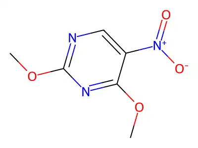 2,4-Dimethoxy-5-nitropyrimidine structure