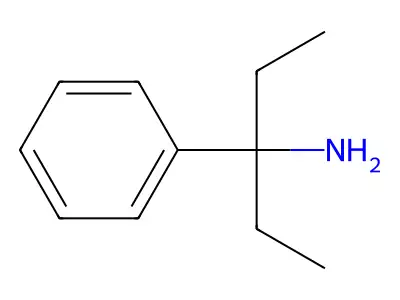3-Phenylpentan-3-amine structure