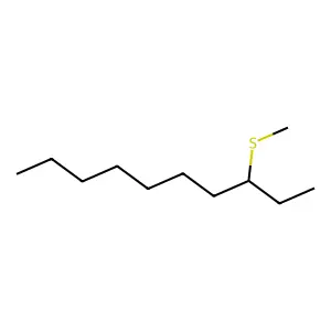 3-Methylsulfanyldecane structure