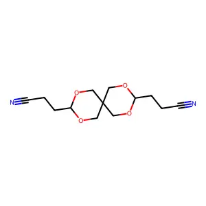2,4,8,10-Tetraoxaspiro[5.5]undecane-3,9-dipropanenitrile structure