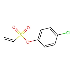 Ethenesulfonic acid, p-chlorophenyl ester structure