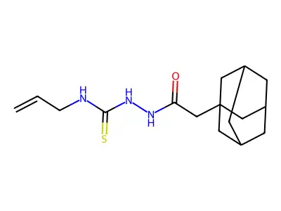 1-[[2-(1-Adamantyl)acetyl]amino]-3-prop-2-enylthiourea structure