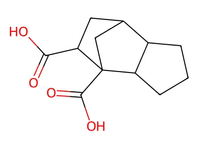 4,7-Methano-1H-indene-5,?-dicarboxylic acid, octahydro- structure