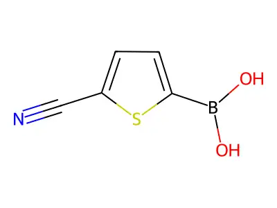 5-Cyanothiophene-2-boronic acid structure