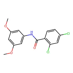 2,4-dichloro-N-(3,5-dimethoxyphenyl)benzamide structure