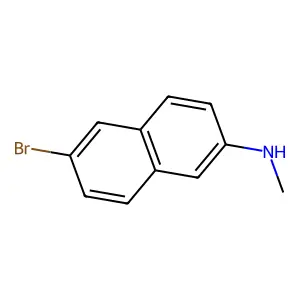 6-bromo-N-methylnaphthalen-2-amine structure