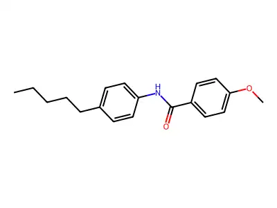 4-methoxy-N-(4-pentylphenyl)benzamide structure