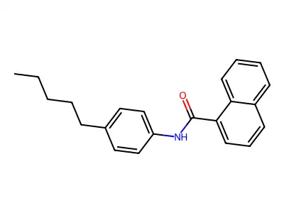 N-(4-pentylphenyl)naphthalene-1-carboxamide structure