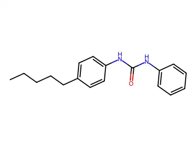 3-(4-Pentylphenyl)-1-phenylurea structure