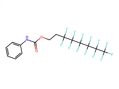3,3,4,4,5,5,6,6,7,7,8,8,8-tridecafluorooctyl N-phenylcarbamate structure