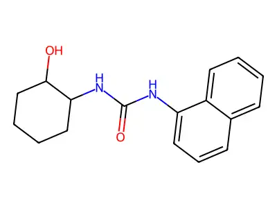 1-(2-Hydroxycyclohexyl)-3-(naphthalen-1-yl)urea structure