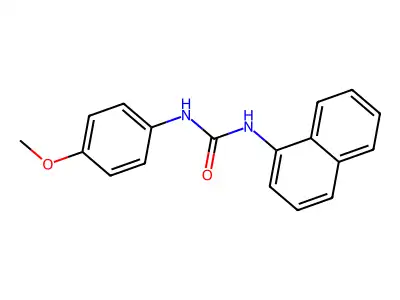 1-(4-Methoxyphenyl)-3-(naphthalen-1-yl)urea structure