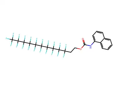 2-(Perfluorodecyl)ethyl N-1-naphthalenylcarbamate structure