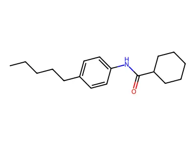 N-(4-pentylphenyl)cyclohexanecarboxamide structure