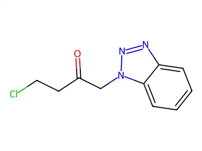 1-(1H-Benzotriazol-1-yl)-4-chloro-2-butanone structure
