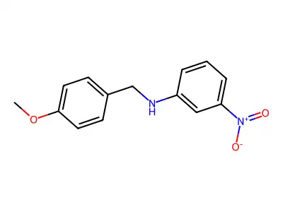 N-(4-Methoxybenzyl)-3-nitroaniline structure
