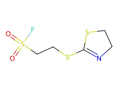 2-(4,5-Dihydro-1,3-thiazol-2-ylsulfanyl)ethane-1-sulfonyl fluoride structure