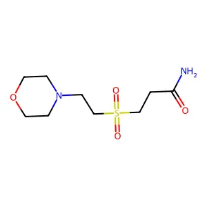 3-((2-Morpholinoethyl)sulfonyl)propanamide structure