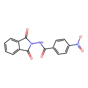 N-(1,3-dioxo-1,3-dihydro-2H-isoindol-2-yl)-4-nitrobenzamide structure