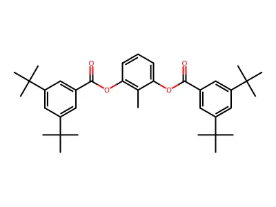 3-[(3,5-Ditert-butylbenzoyl)oxy]-2-methylphenyl 3,5-ditert-butylbenzoate structure