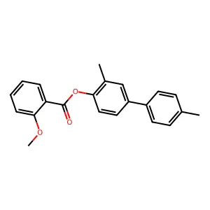 [2-Methyl-4-(4-methylphenyl)phenyl] 2-methoxybenzoate structure