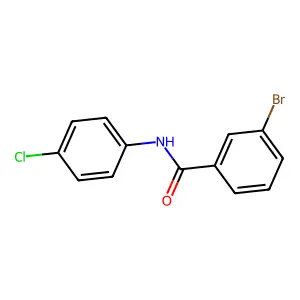 3-溴-N-(4-氯苯基)苯甲酰胺 structure