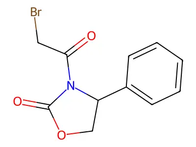 2-Oxazolidinone, 3-(bromoacetyl)-4-phenyl- structure