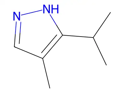 4-methyl-5-(propan-2-yl)-1H-pyrazole structure