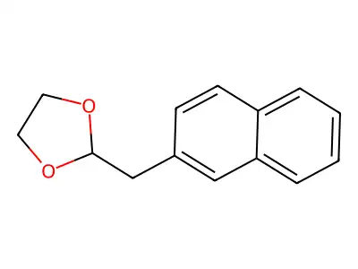 2-(1,3-Dioxolan-2-ylmethyl)naphthalene structure