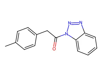 1-(Benzotriazol-1-yl)-2-(4-methylphenyl)ethanone structure