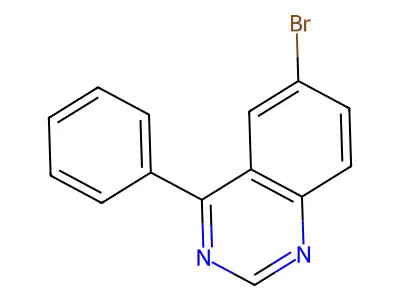 6-Bromo-4-phenylquinazoline structure