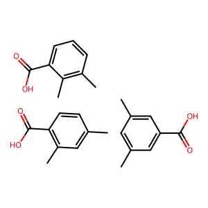 二甲基苯甲酸 structure