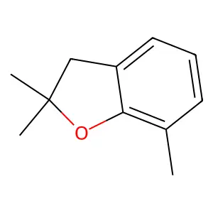 Benzofuran, 2,3-dihydro-2,2,7-trimethyl- structure