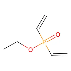 二乙烯基次膦酸乙酯 structure