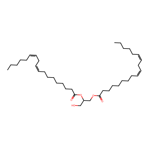 (9Z,12Z)-Octadeca-9,12-dienoic acid, diester with glycerol structure