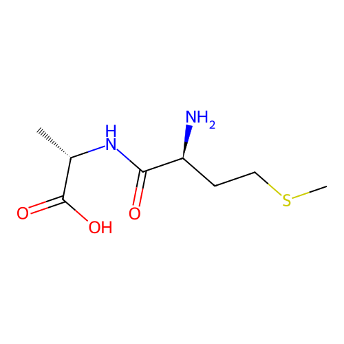 L-Methionyl-L-alanine structure