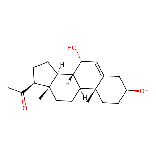 7alpha-Hydroxypregnenolone structure