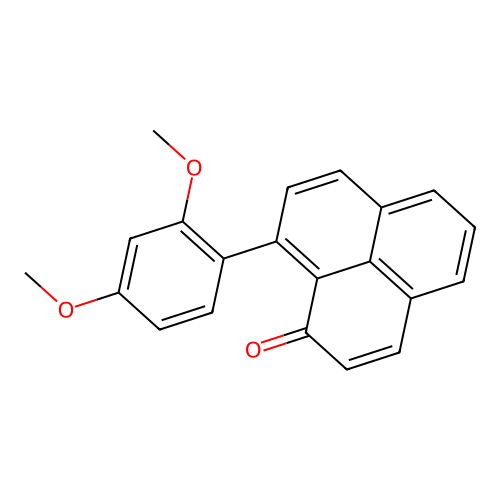9-(2,4-Dimethoxyphenyl)phenalen-1-one structure