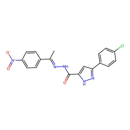 C18H14ClN5O3 structure