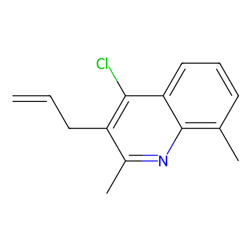4-Chloro-2,8-dimethyl-3-(prop-2-en-1-yl)quinoline structure